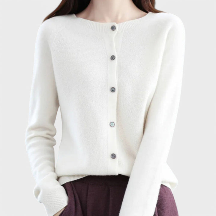 Amalia - Cárdigan de Punto de Cachemira