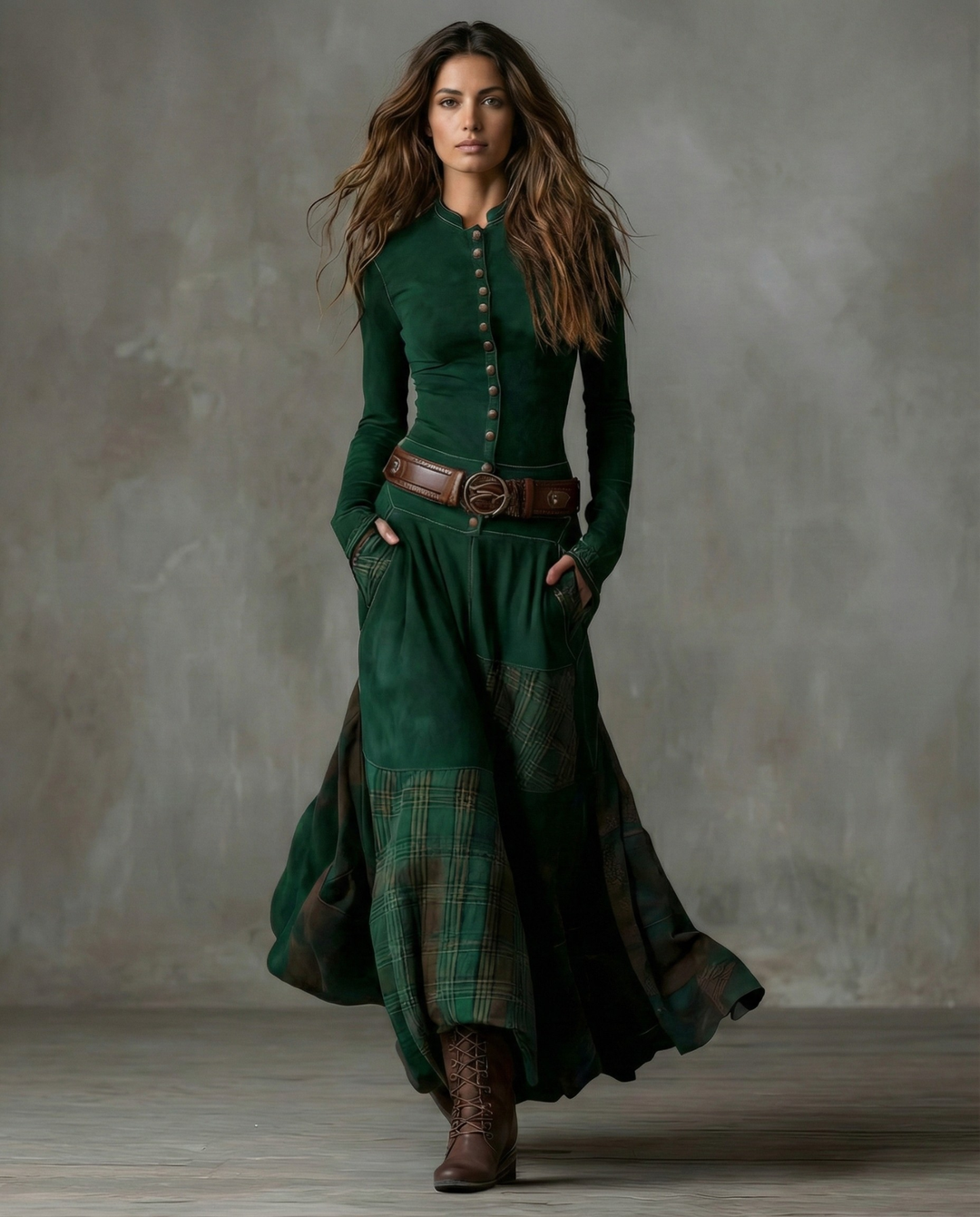 Viviana - Vestido Bohemio de Línea Elegante