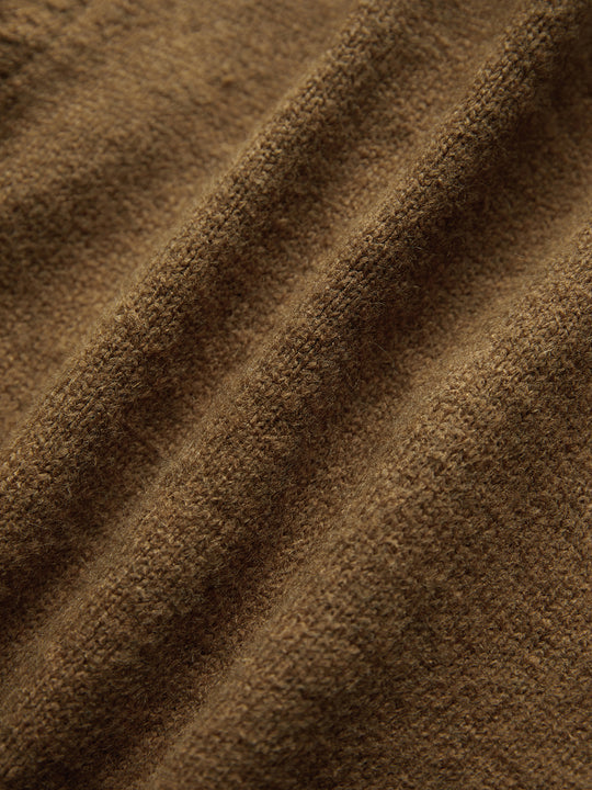 Emma - Chaqueta de Punto Cropped con Cuello