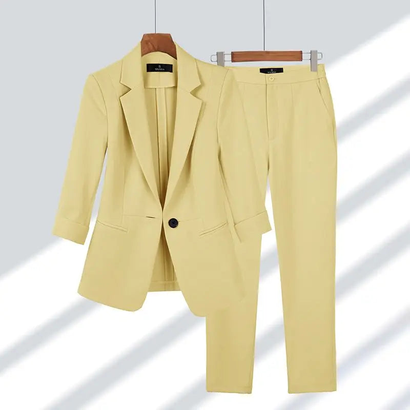 Belén™ | Conjunto de blazer y pantalón a juego