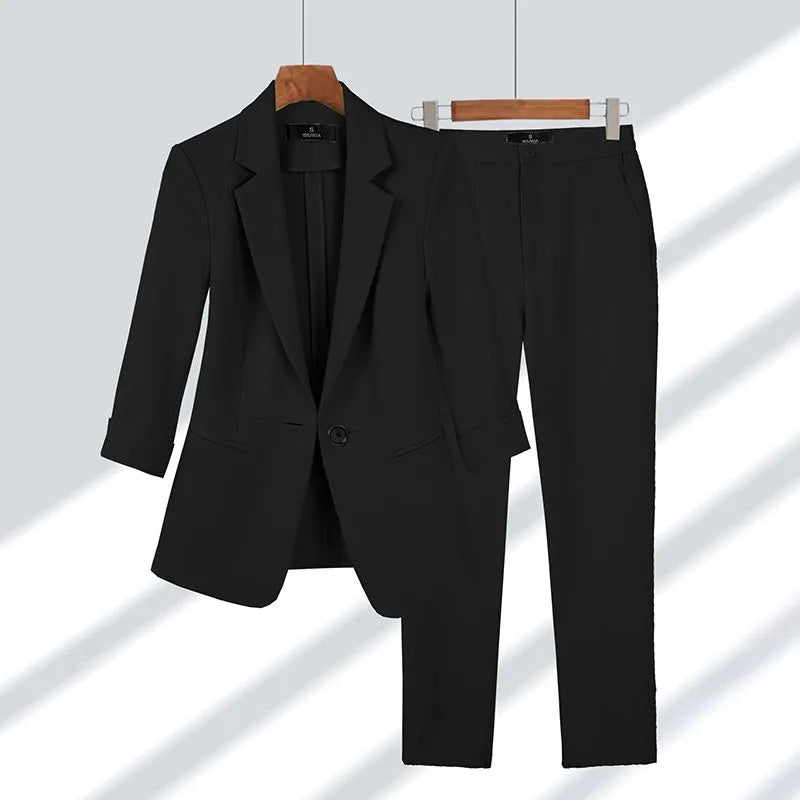 Belén™ | Conjunto de blazer y pantalón a juego